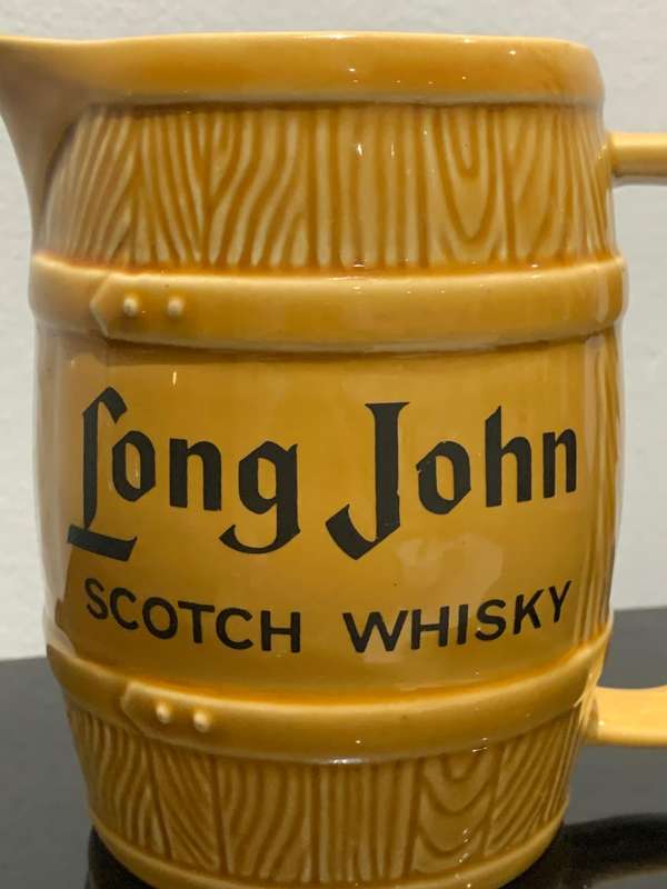 Scottish Made  West Highland Ceramic Water Jug  Long John Scotch Whisky