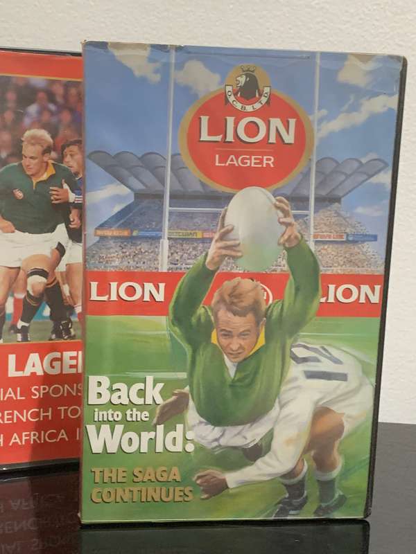 7 x Vintage #Rugby Themed VHS Tapes  80s / 90s Era - Awesome Cover Advertising.