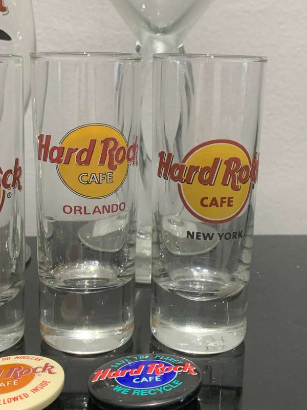 Save The Planet - Hard Rock Cafe - Souvenir Paraphernalia From Around The Globe - 3 Vintage Badges