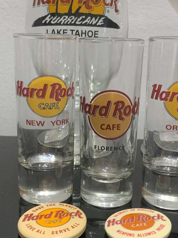 Save The Planet - Hard Rock Cafe - Souvenir Paraphernalia From Around The Globe - 3 Vintage Badges