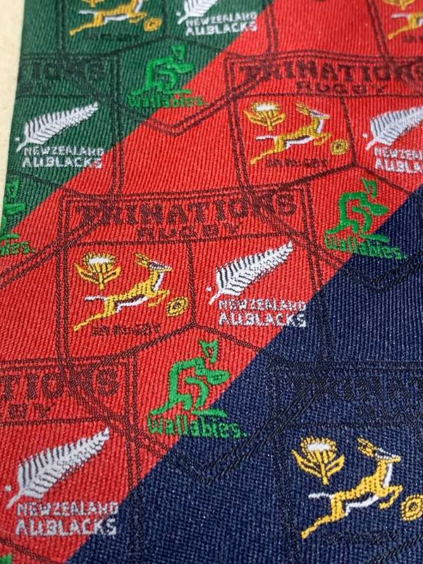 Silk Tie  1997 Tri Nations Rugby - Springboks Winners 1998 - Tie Is In Incredible Condition.