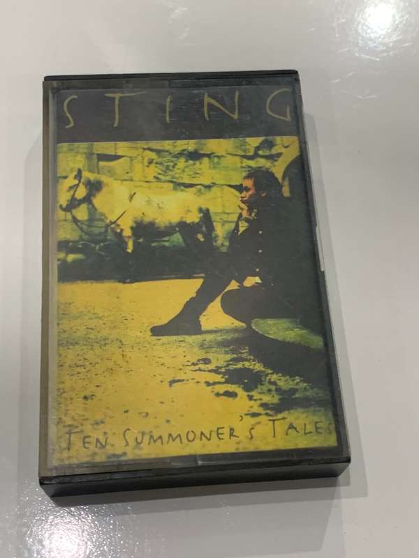 Cassette Tape - Sting . Ten Summoners Tales - Not Tested / See Pics
