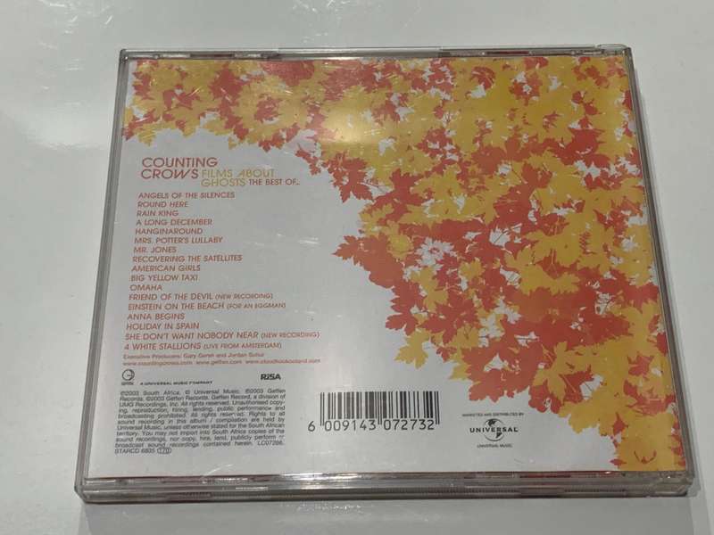 CD - Counting Crows . Films About Ghosts . Best Of - Tested / Plays Well / Please Grade With Pics