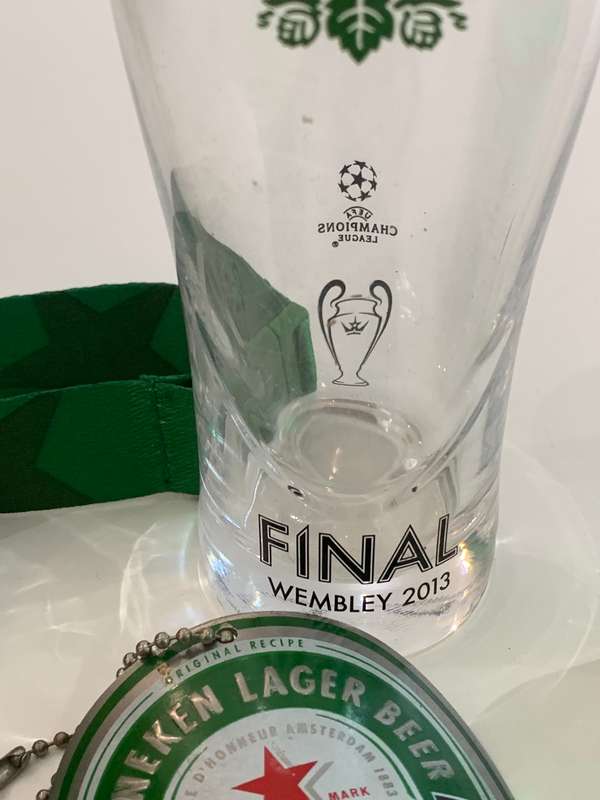 Heineken Bar Paraphernalia  Limited Edition Champions League Glass & Bottle Openers