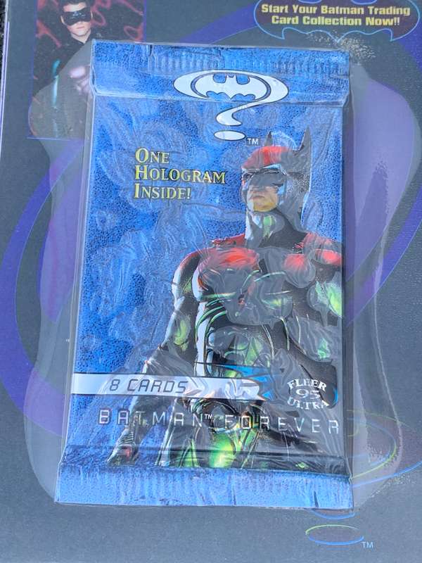 Fleer Batman Forever - Packet Of Trading Cards  Multiple Available - Different Cover Designs