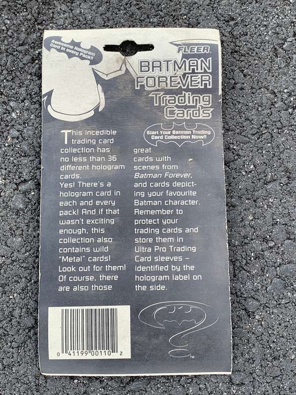 Fleer Batman Forever - Packet Of Trading Cards  Multiple Available - Different Cover Designs
