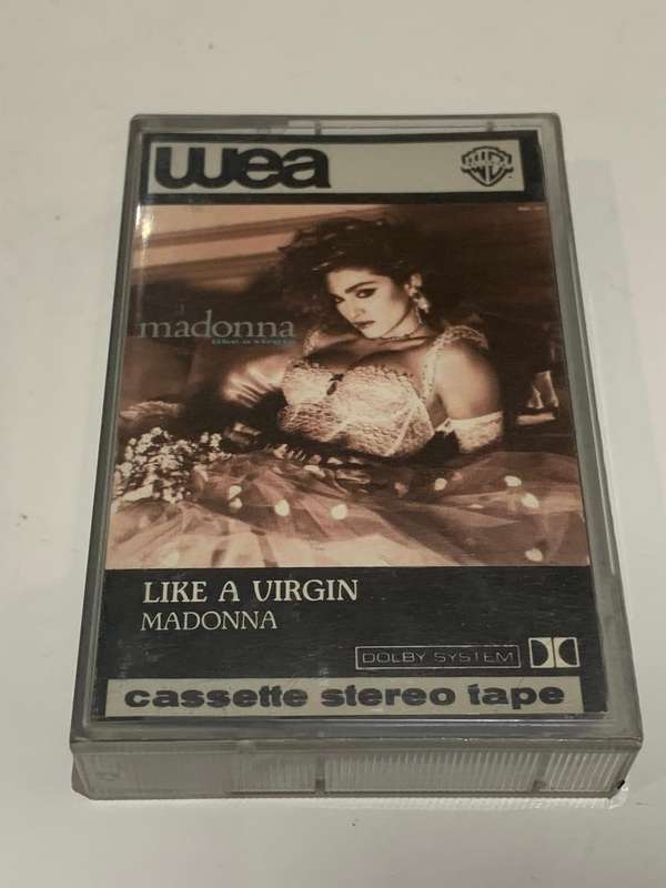 Cassette Tape - Madonna . Like A Virgin - Not Tested / Sold As Is / See Pics (J/E)