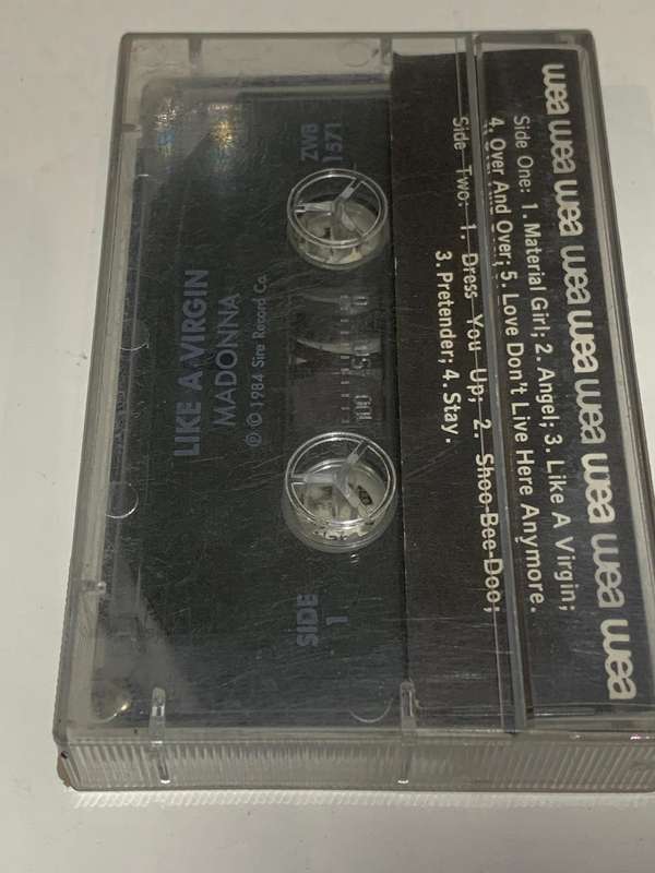 Cassette Tape - Madonna . Like A Virgin - Not Tested / Sold As Is / See Pics (J/E)