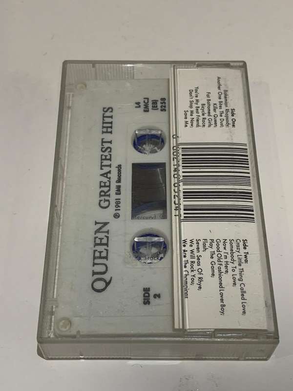 Cassette Tape - Queen . Greatest Hits - Not Tested / Sold As Is / See Pics (J/E)