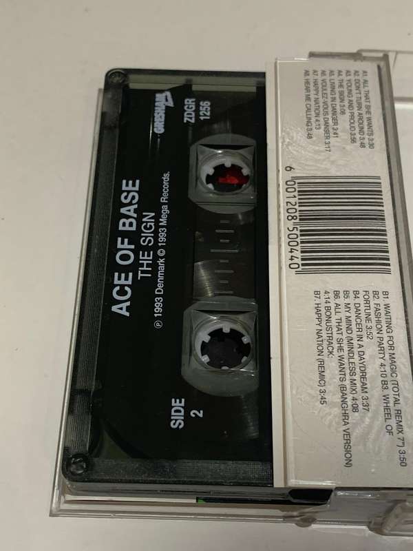 Cassette Tape - Ace Of Base . The Sign - Not Tested / Sold As Is / See Pics (J/E)