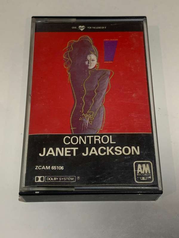 Cassette Tape - Janet Jackson . Control - Not Tested / Sold As Is / See Pics (J/E)
