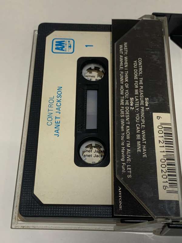 Cassette Tape - Janet Jackson . Control - Not Tested / Sold As Is / See Pics (J/E)