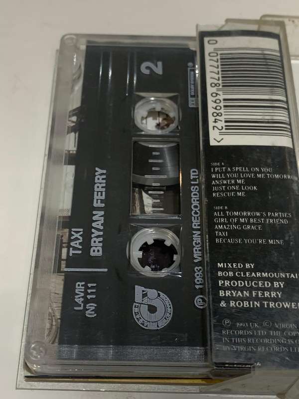 Cassette Tape - Bryan Ferry . Taxi - Not Tested / Sold As Is / See Pics (J/E)