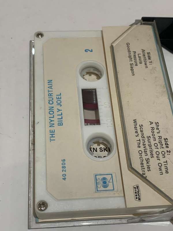 Cassette Tape - Billy Joel . The Nylon Curtain - Not Tested / Sold As Is / See Pics (J/E)