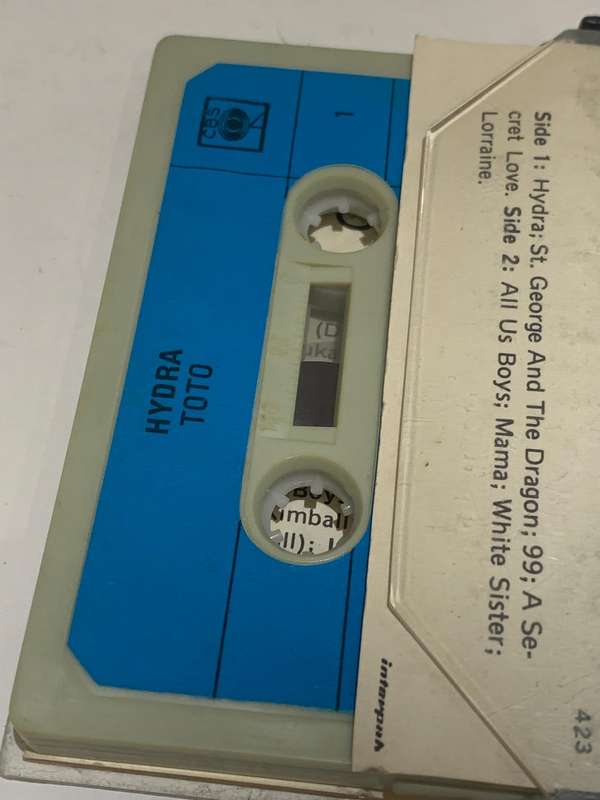 Cassette Tape - Toto . Hydra - Not Tested / Sold As Is / See Pics (J/E)