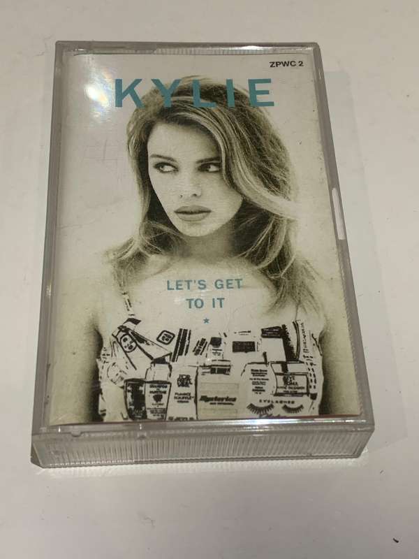Cassette Tape - Kylie Minogue . Lets Get To It -  Not Tested / Sold As Is / See Pics (J/E)