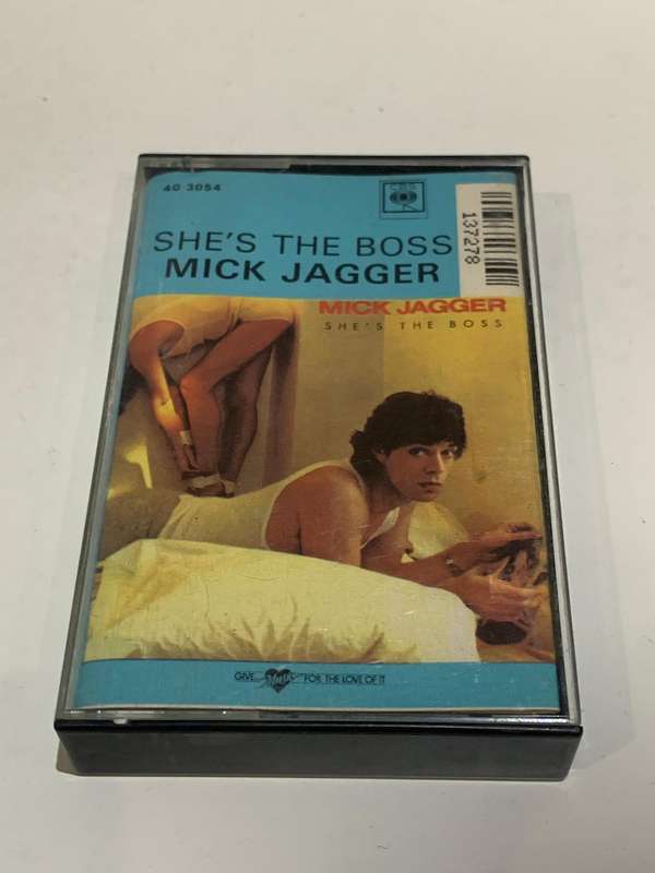 Cassette Tape - Mick Jagger . Shes The Boss - Not Tested / Sold As Is / See Pics (J/E)