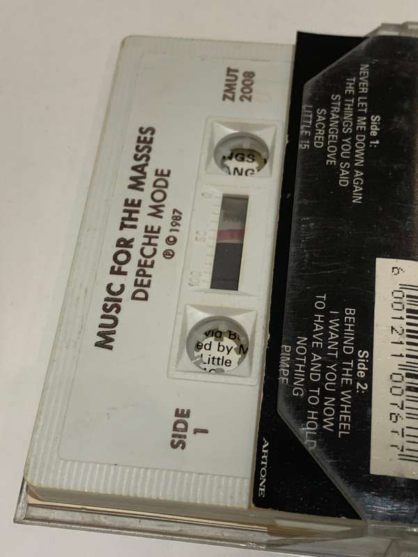Cassette Tape - Depeche Mode . Music For The Masses - Not Tested / Sold As Is / See Pics (J/E)