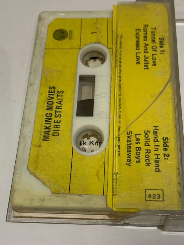 Cassette Tape - Dire Straits . Making Moves - Not Tested / Sold As Is / See Pics (J/E)