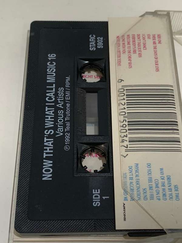 Cassette Tape - Now Thats What I Call Music 16 - Not Tested / Sold As Is / See Pics