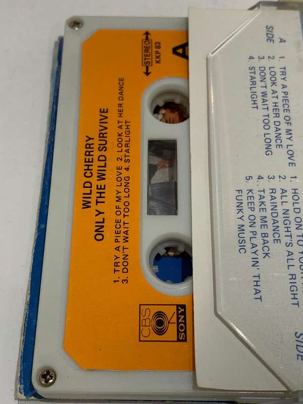 Cassette Tape - Wild Cherry . Only The Wild Survive - Not Tested / Sold As Is / See Pics