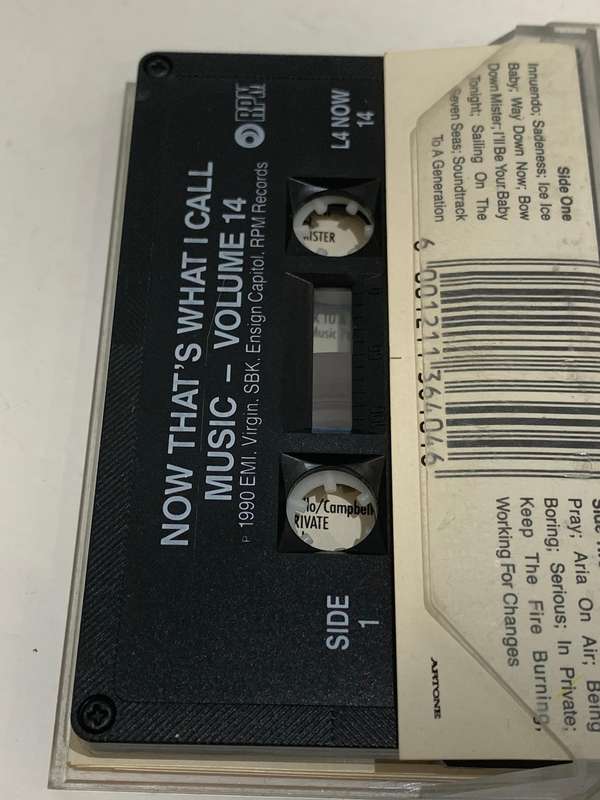 Cassette Tape - Now Thats What I Call Music . Volume 14 - Not Tested / Sold As Is / See Pics