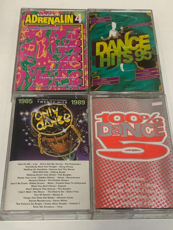 Cassette Tapes - Dance Hits - Not Tested / Sold As Is / See Pics