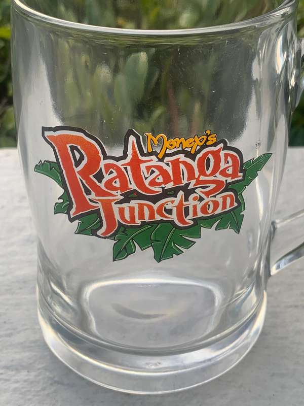 Ratanga Junction - Wildest Place In Africa - Branded Glass Bar Mug - Nostalgia