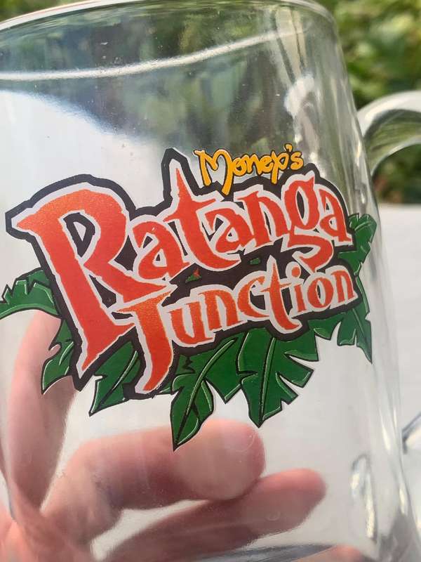 Ratanga Junction - Wildest Place In Africa - Branded Glass Bar Mug - Nostalgia