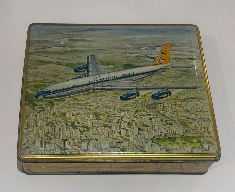 Vintage Tin - SAA Boeing 707 - Edward Sharp SA