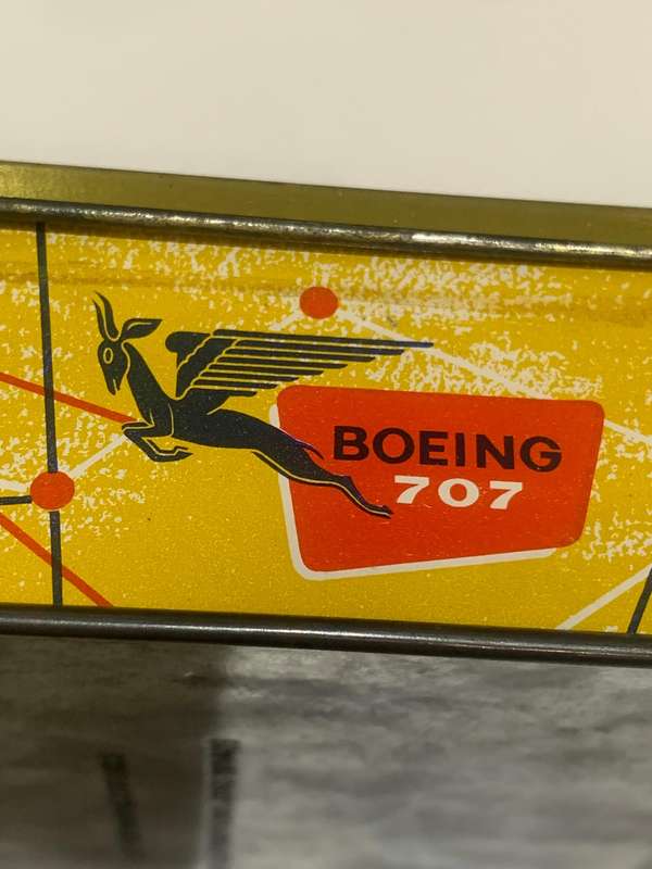 Vintage Tin - SAA Boeing 707 - Edward Sharp SA