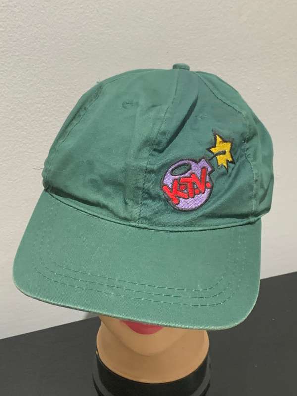 Vintage 90s Embroidered Cap - K-T.V. Nostalgia - *Chill Out* - Back Is Broken - But Great Display