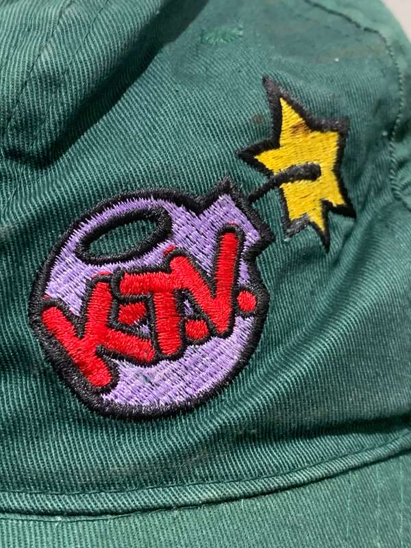 Vintage 90s Embroidered Cap - K-T.V. Nostalgia - *Chill Out* - Back Is Broken - But Great Display
