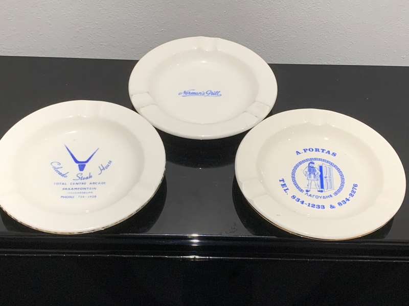 Ashtrays - Old Joburg Eatery Favourites - Colorado SH, Normans Grill, A.Portas  Nostalgia