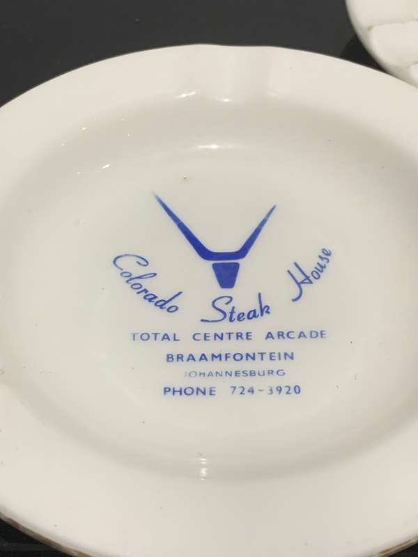 Ashtrays - Old Joburg Eatery Favourites - Colorado SH, Normans Grill, A.Portas  Nostalgia