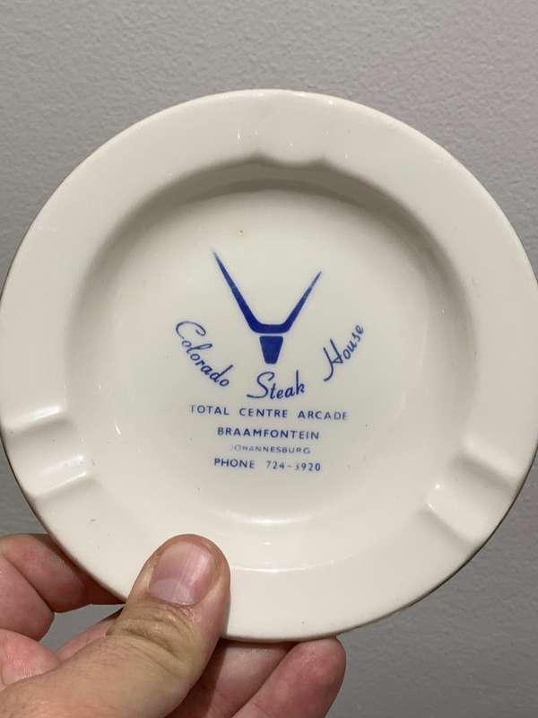 Ashtrays - Old Joburg Eatery Favourites - Colorado SH, Normans Grill, A.Portas  Nostalgia