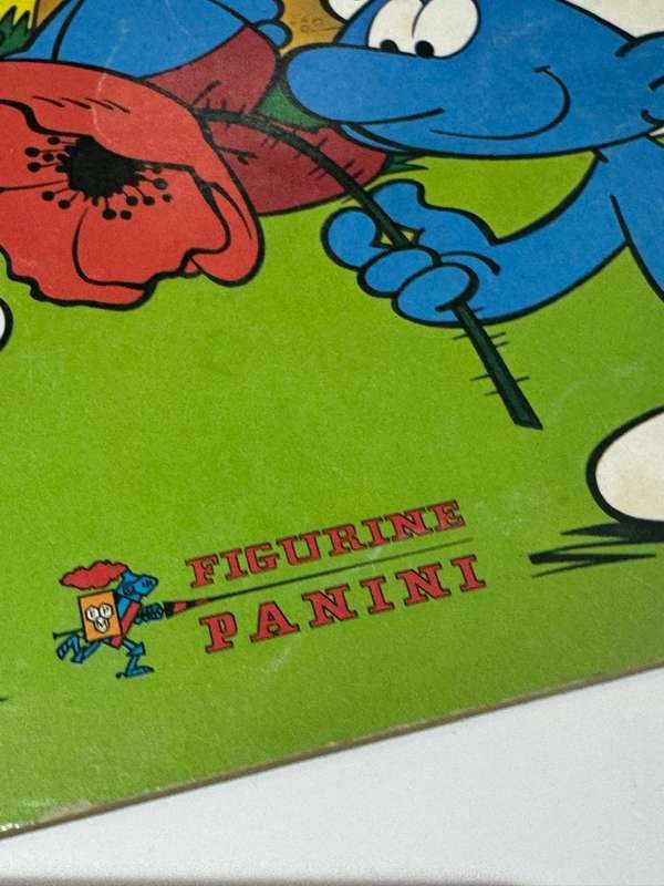 Vintage Unused Panini Sticker Book  The Smurfs .. Created By Peyo  From 1982  Please See Pics