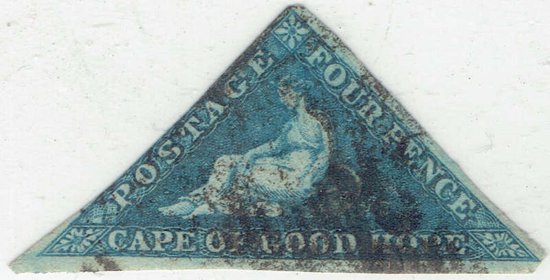 1855 COGH 4d Blue on white paper CC 6a CV R1600