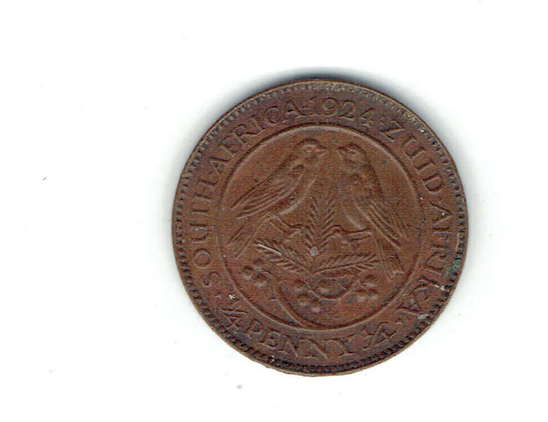 1924 UNION of S A Farthing in EF grade RARE