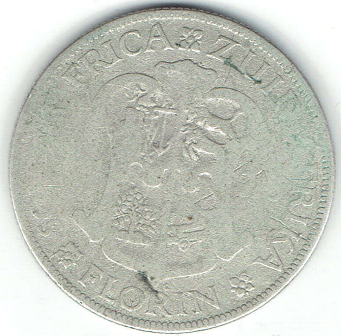 1925 UNION of S A 2s 80% silver in G grade CV R1000