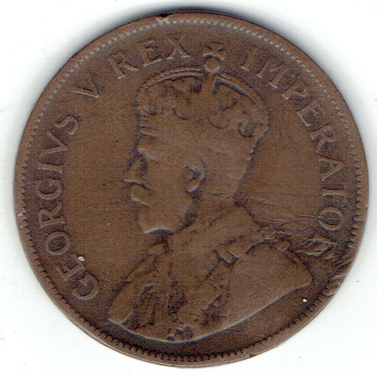 1926 UNION of S A 1d in VF grade RARE DATE