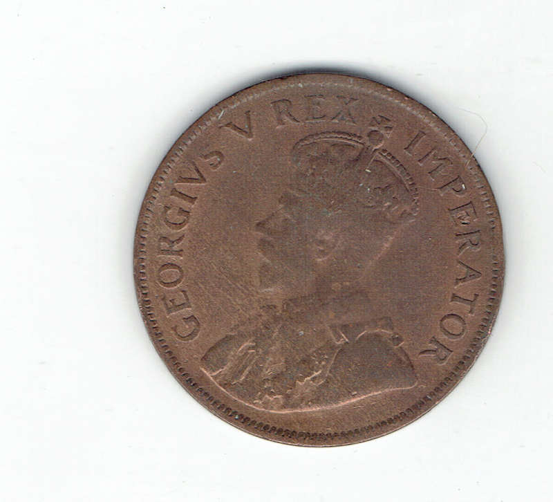 1930 UNION OF S A 1 Penny in EF grade