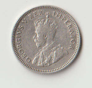 1932 UNION of S A 6 pence  80% silver in VF+ graDE