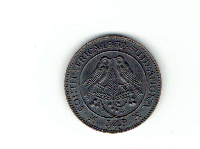 1932 UNION of S A farthing in UNC grade RARE