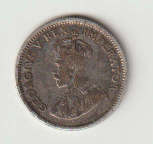 1933 UNION of S A 6d  80% silver in EF grade