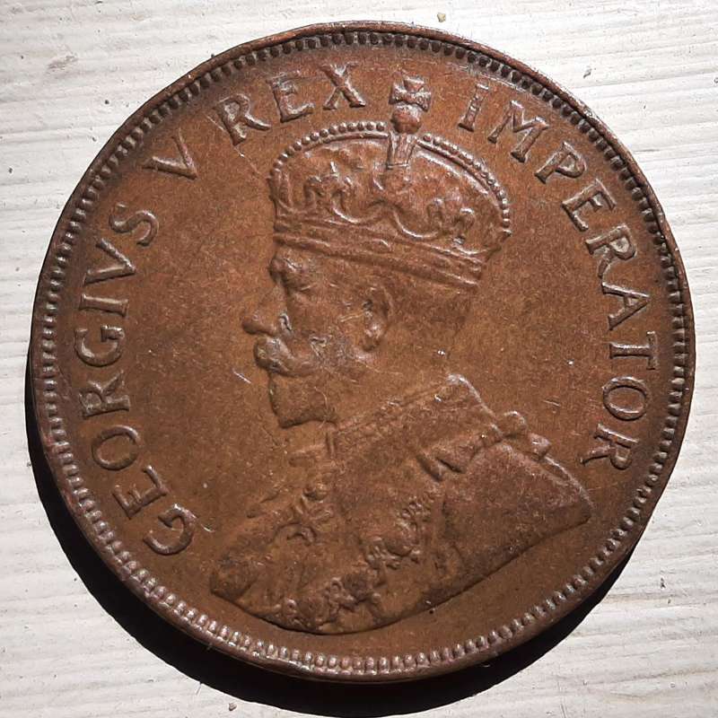 1934 UNION of S A 1 Penny in EF gradeRARE in High GRADES
