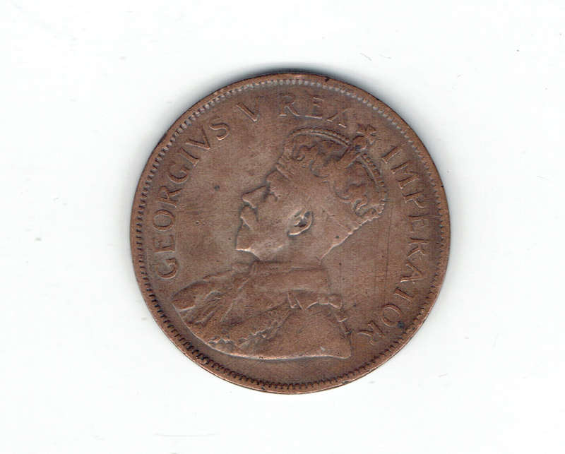1935 UNION of  S A 1 Penny in EF+ grade
