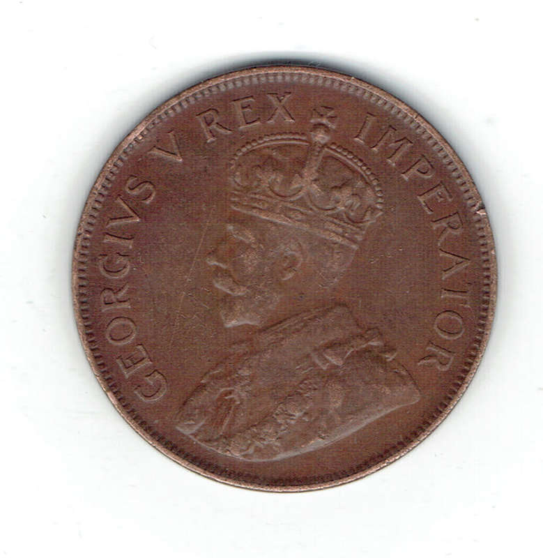 1936 UNION of S A 1 Penny in EF grade RARE in high grades