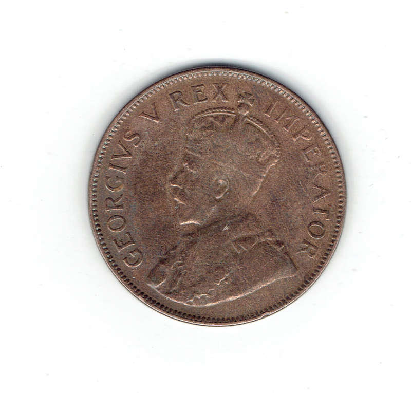 1936 UNION of S A 1 Penny in EF grade