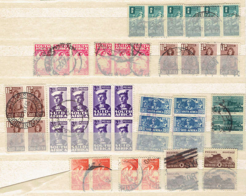 1943 UNION of S A W eff red size set1/2d-1sx 2 units each CC95-102 CV R850